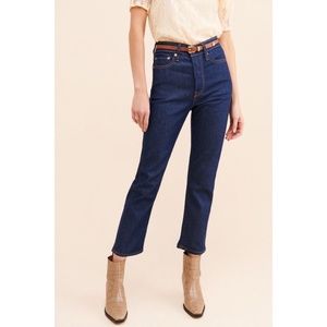 Levi’s | Action Jeans VTG Gold Orange Tab Dark Wash High Waisted Unisex Jeans